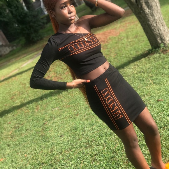 Two piece “ Honey” set - Picture 3 of 3